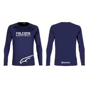 Performance Long Sleeve - Text and Falcon logos