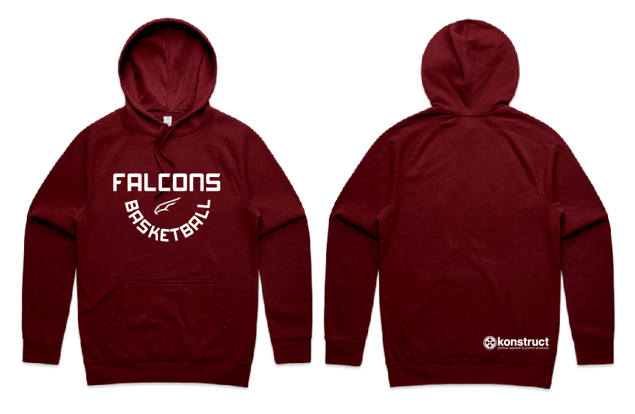 stencil Falcons BB Burgundy f + b